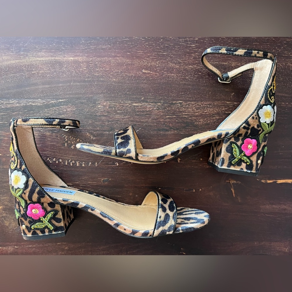 Steve Madden Leopard Sandal, Inca Size 9
